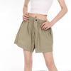 Wide-legged Work Shorts for Women In Summer New High-waist Loose A-line Casual Small Straight-leg Pants