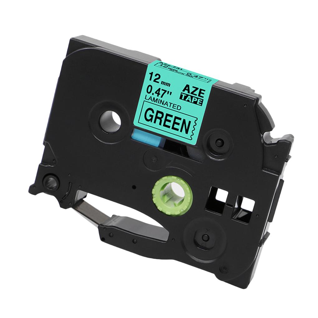 12mm Label Tapes Waterproof Resistant Ribbon Replacement for P-Printer Tze231