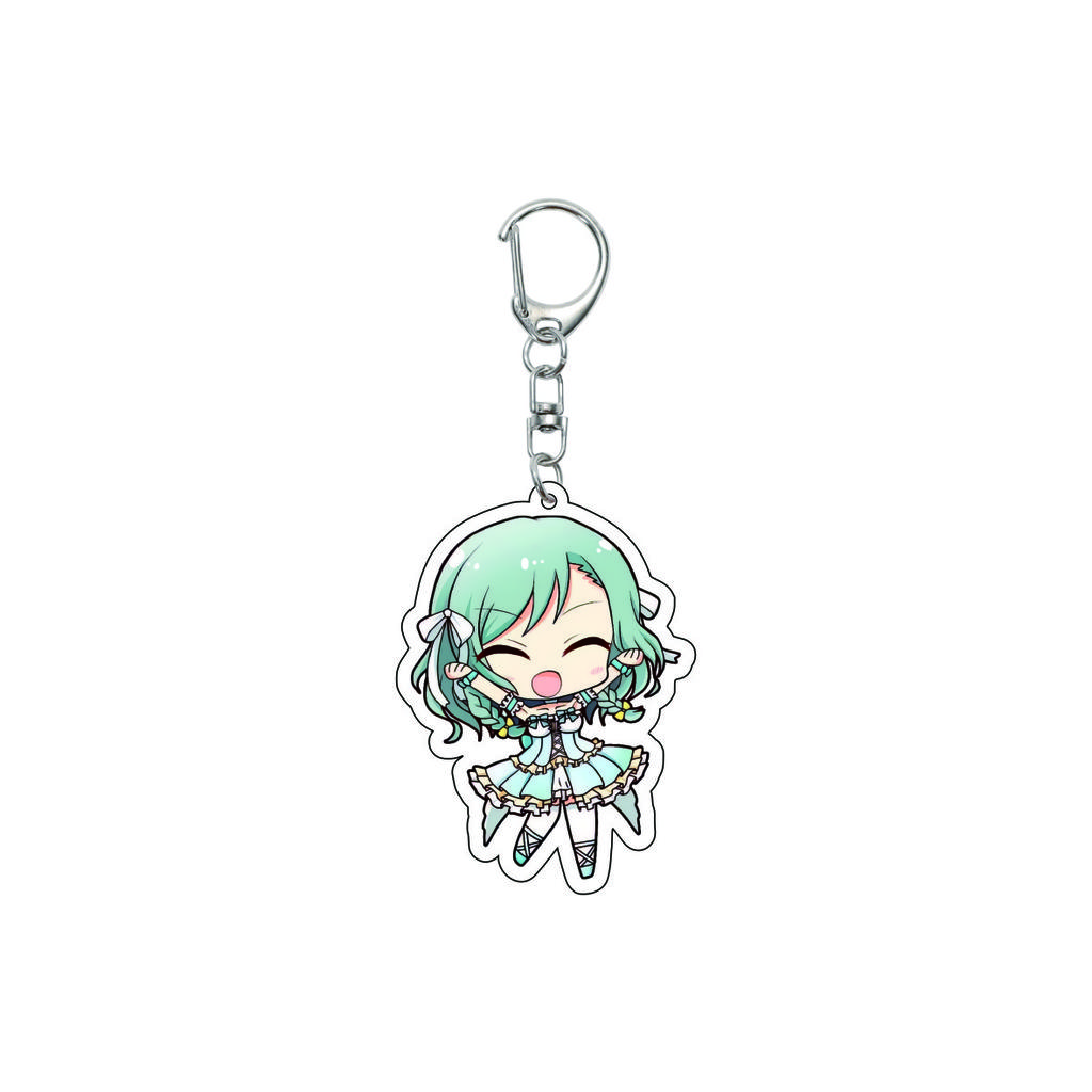 55MM Аниме banG Dream Брелок Тояма Касуми/Сая Ямабуки/Ханазоно Таэ Брелок Акриловая Модель Пластина Рождественские Подарки