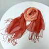 100% Linen Gradient Woman Spring Scarf Echarpe Muslim Hijab Foulard Shawls Tie Dye Scarves Women/Men Sjaal Scarfs for Ladies