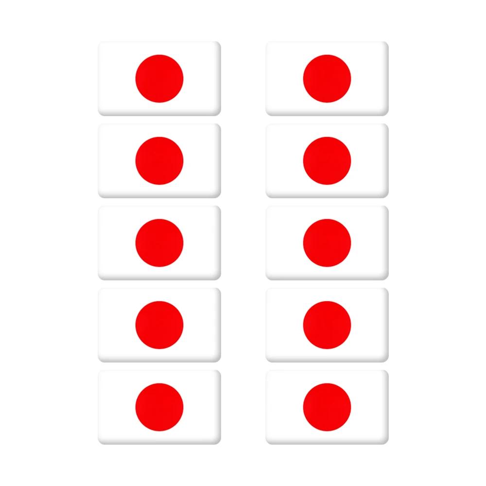 10 шт. Эпоксидные наклейки с флагами Наклейка для украшения салона автомобиля для Объединенных Арабских Эмиратов Таиланда Нидерландов России Бразилии Италии Значок