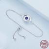 S925 Silver Devil's Eye Bracelet European and American Popular Jewelry Eye Lucky Bracelet