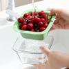 Дренажная чаша для фруктов и овощей с большим глазом, дуршлаг, сито, дуршлаг, корзина для слива, миски для чистки, мытья, смешивания