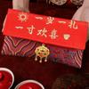 Longevity Lock Design Money Pocket Tassel Brocade Red Envelope  Spring Festival