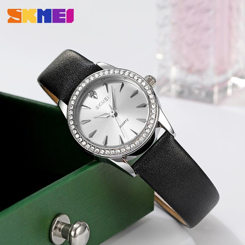 Moment красивые женские кварцевые часы 2086 классические маленькие дисковые женские часы с бриллиантами нишевые часы высокого класса