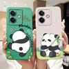 For Funda OPPO A3 A3x 4G Case 2024 Cute Panda Rabbit Soft Silicone Candy Painted Phone Covers For OPPO A40 5G OPPOA3 A 3x Bumper