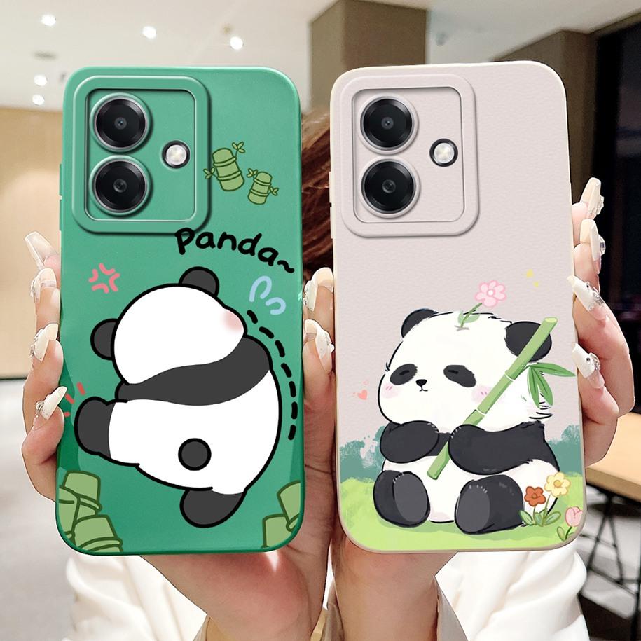 For Funda OPPO A3 A3x 4G Case 2024 Cute Panda Rabbit Soft Silicone Candy Painted Phone Covers For OPPO A40 5G OPPOA3 A 3x Bumper