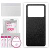 apgo Protective Skin Sticker for the Back Compatible with Umidigi G5, Wrap Film, Foil, Vinyl - Pattern Black Honeycomb