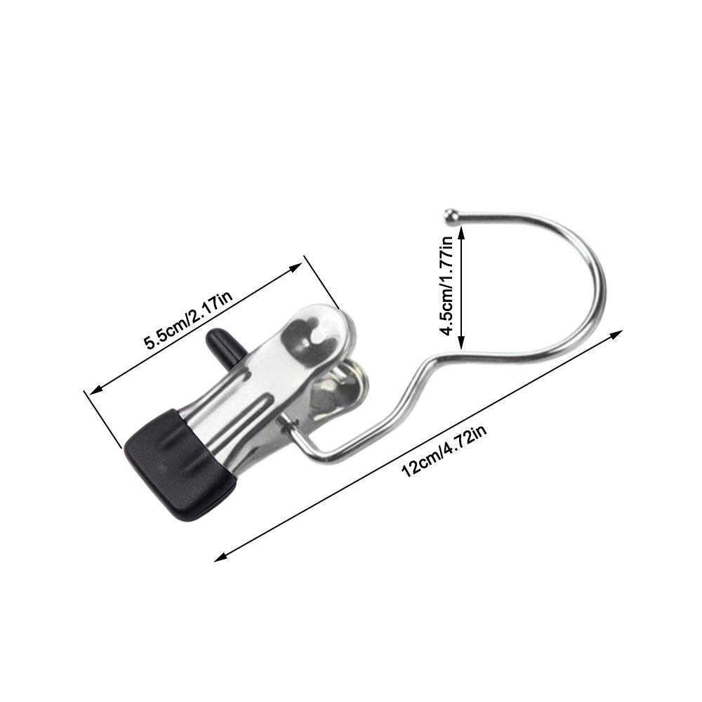 30pcs Stainless Steel Hanger Clips Multi-Function Multipurpose Clips Practical Clothes Pins Socks