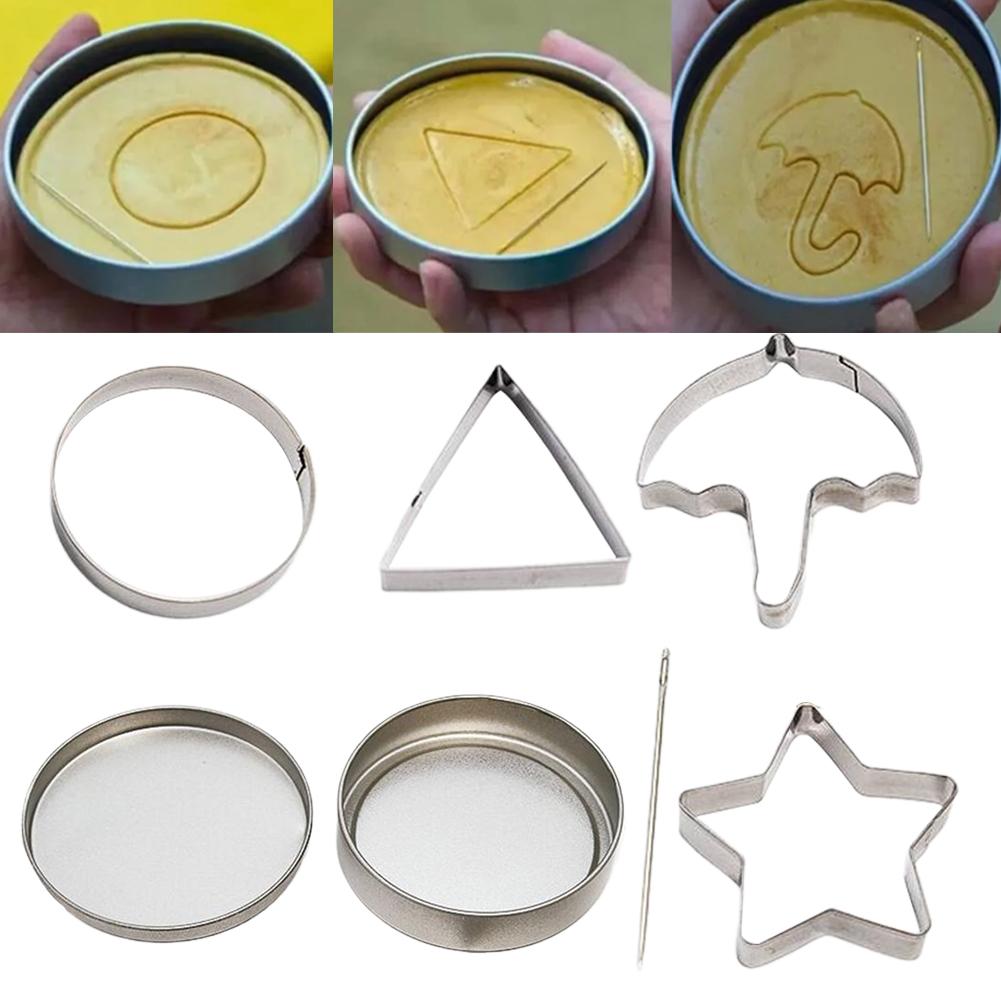 1 Набор Корейские Формочки для Сахарного Печенья из Нержавеющей Стали для Кит Челлендж Формы для Печенья Мастика Штамп Сотовый Резак для Печенья