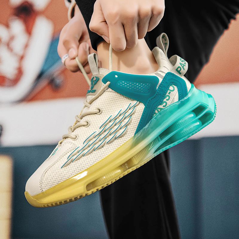 2024 New Men's Basketball Shoes Low Top Non-slip Sports Shoes Fitness Training Casual Men's Shoes Comfortable Walking