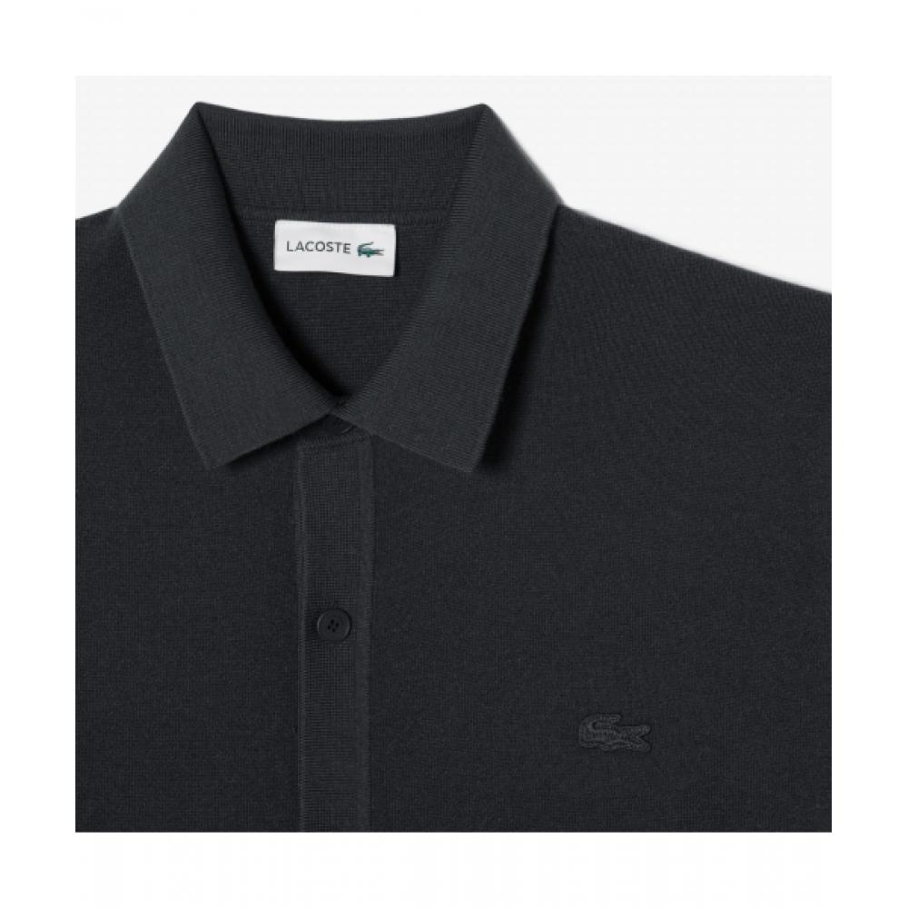 Lacoste Мужской кардиган с воротником-стойкой [серый]