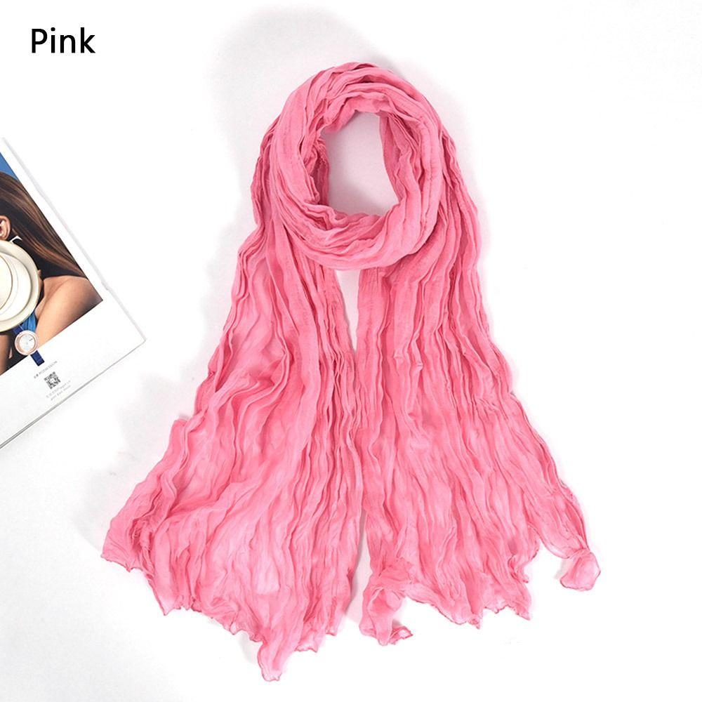 Sun Protection Shawls Soft Pashmina Summer Beach Scarves  for Women Men