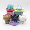 5Pcs Anime Figure For Fans or Collectors My Melody With Swimming Pool Theme Doll Model Toys Gift