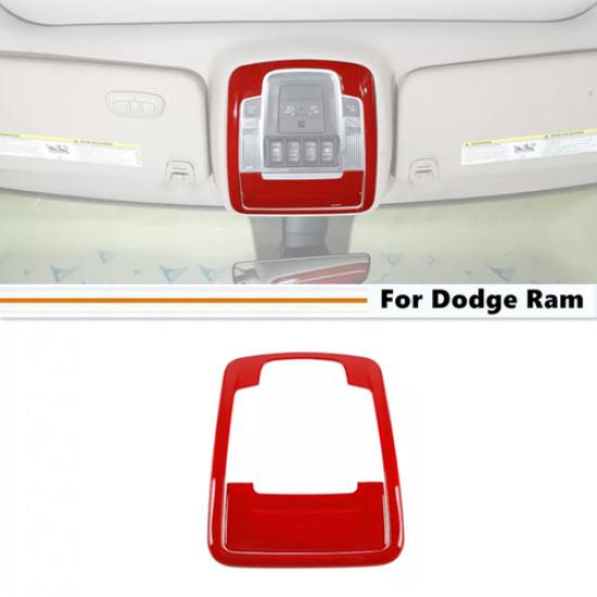 For 2019-2024 Dodge Ram 3500/2500/1500 Red Roof Reading Lamp Light Cover Trim 2P