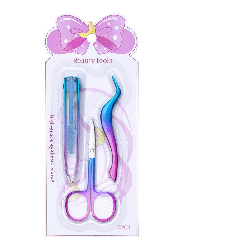 Pinky Leem Custom Private Logo Grip Eyebrow Tweezers Black Pink Thick Metal Stainless Steel Brow Tweezers