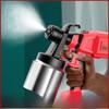 Cordless Electric Paint Spray Gun - Rechargeable, Portable, for Household Use