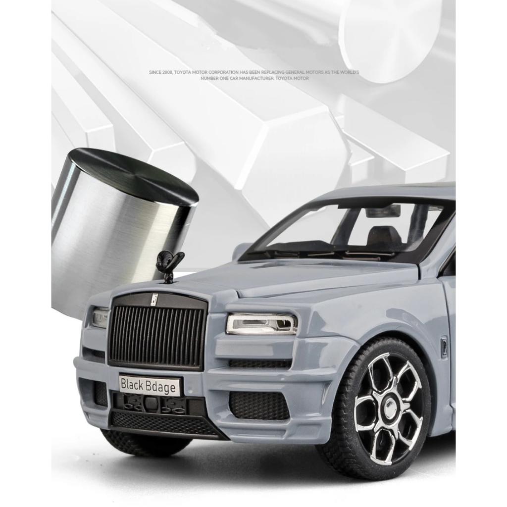 1/32 Rolls Royce Cullinan SUV сплав роскошная модель автомобиля литая металлическая игрушечная машинка транспортные средства модель имитация звук и свет детский подарок