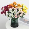 1/5/10Pcs Fall Artificial Flower UV Resistant Fake Plastic Flower Home Wedding Party Table Centerpiece Indoor Outdoor Faux Bloom Decoration