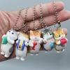 Keychain Action Cat Figure Cartoon Model Toy Decoration Children Gifts Ornament