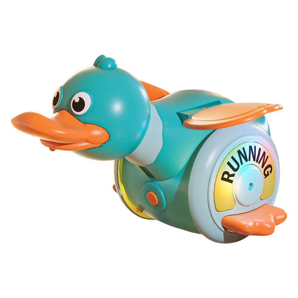 Sound And Light Electric Duck Musical Toy Plastic Sensory Dancing Duck Toy  Desktop Ornament