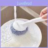 Abs Long Pp Handle Dish Scrubber Nano Fiber Cleaning Brush For Kitchen Utensils And Pans