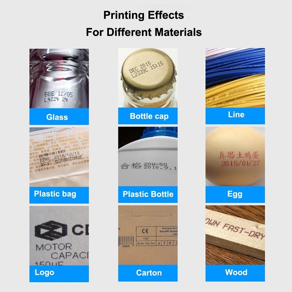 25,4 мм Ручной струйный датировщик 24 языка Цифровой автоматический кодировщик Портативный этикетировщик