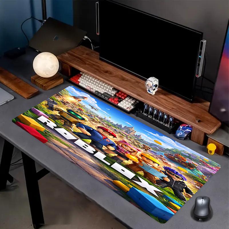 Roblox Theme Mouse Pad, Non Slip Rubber Base, Multifunctional Office & Home Decor, Perfect for Workspace Personalization.