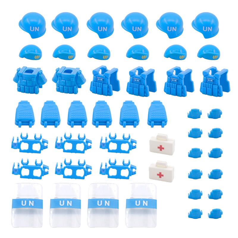 Военная фигурка солдата MOC, строительные блоки MOC, аксессуар для спецназа, шлем Альфа, жилет, рюкзак, комплект с ремнем, мини-игрушка, подарки K127