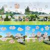 Sun Catcher DIY Window Stickers Rainbow Maker Cat Bird Moon Sun Art Decor for Kids Bedroom Living Room