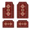 Bohemian Car Floor Mats 4 Pieces Set Dirt Resistant Wear Resistant Backing Universal Fit For Cars SUVs Trucks Auto Accessories