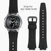 17mm Resin Replacement Strap For Casio AQ-160W/AQ-163W Men Band Rubber Sprot Waterproof Bracelet Watch Accessories