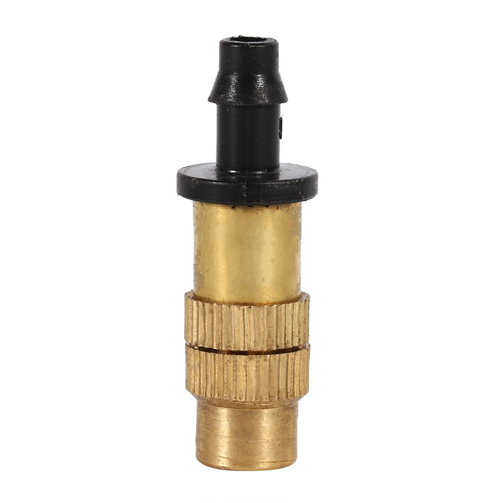 5pcs Adjustable Brass Misting Spray Nozzle Atomizing Sprinkler For Garden Watering Irrigation
