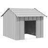 VidaXL Dog Niche with Black Roof 85x107x81 Cm Galvanized Steel, Dog Cage, Dog Shelter, Animal Cage of 4100914