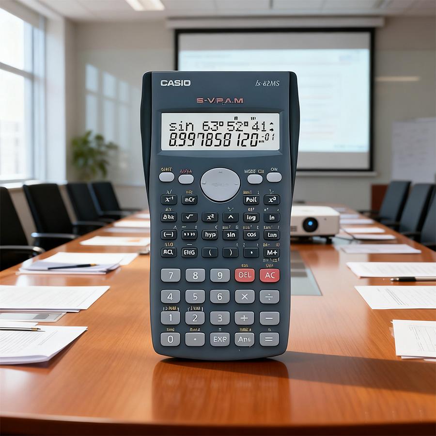 Casio Научный калькулятор - Подходит для работы и школы FX-82MS-DEEP-BLUE