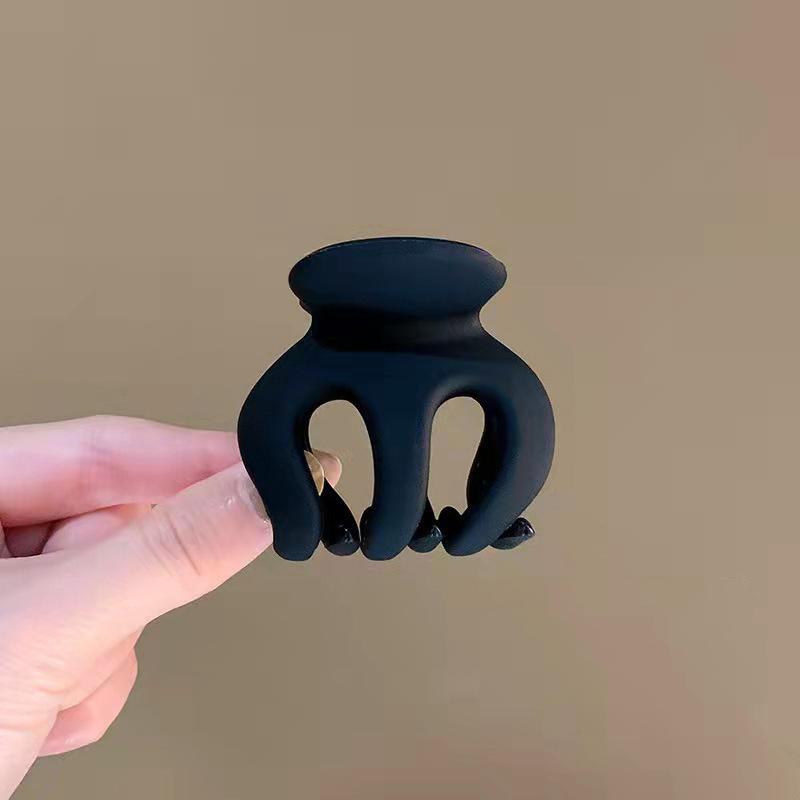 Черные большие когти в корейском стиле, элегантные акриловые заколки для волос, заколки в форме краба, головные уборы для женщин и девочек, аксессуары для волос