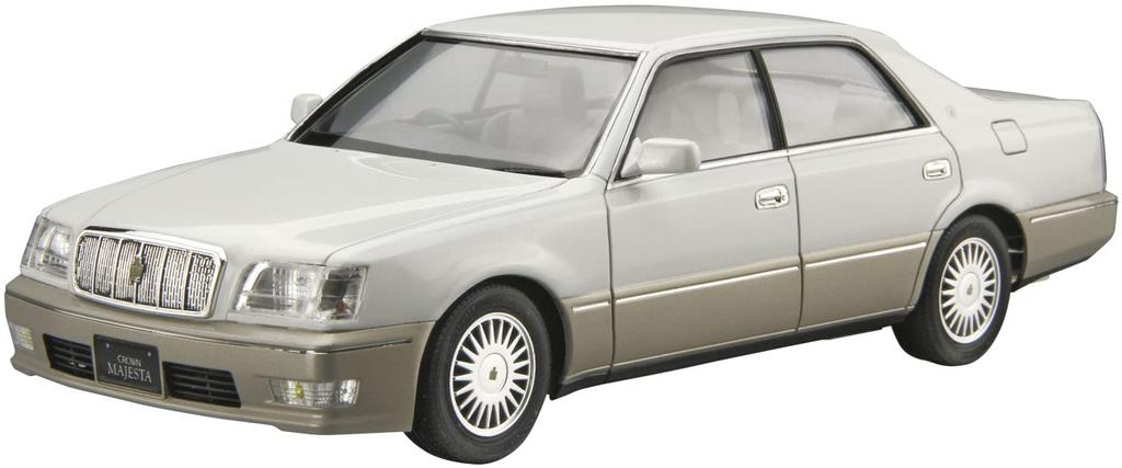 AOSHIMA The Model Car Toyota UZS151 Crown Majesta C Type 1998 Plastic Model 1/24 No.151
