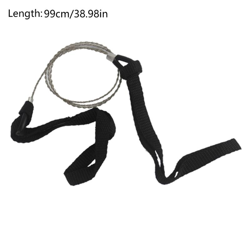 28"/ 72cm String Saw Hand Chainsaw Pracrtical Useful Wire Saw Stainless Outdoor Camping Wood Cutting