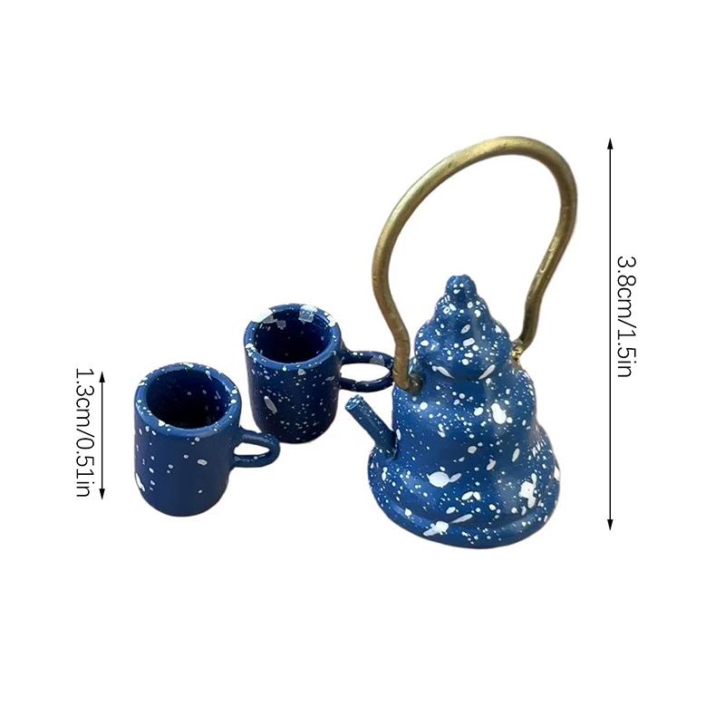 1:12 кукольных миниатюрных мини-керамических чайных сервизов, мебель, модель для дома, декор, игрушка, кукольный дом, аксессуары