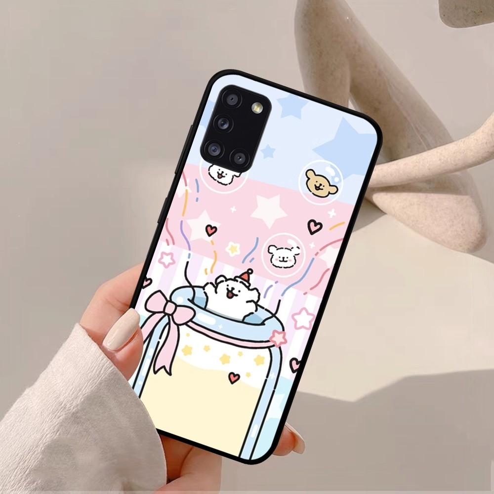 Мультяшный Милый Собака Обнимает Сердце Чехол для Телефона Для Samsung A 10 11 12 13 20 21 22 30 31 32 40 51 52 53 70 71 72 73 91 13 чехол