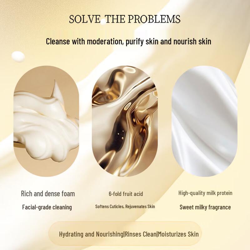 SOMANG Milk Shower Gel & Body Lotion Set