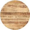 Table Top Solid Mango Wood Round 15-16 Mm 60 Cm