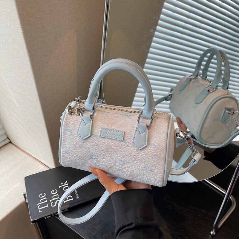 Универсальная маленькая сумка для ношения в руке, женская новая модная сумка-подушка с принтом, простая сумка-мессенджер на плечо для поездок на работу