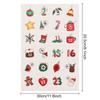 Biscuit Candy Self Adhesive Advent Calendar Number Christmas Label Paper Sticker Packaging Labels
