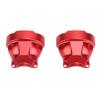 2PCS RC Car Axle Covers Front and Rear Universal Aluminum Alloy Bridge Guard Replacement for Redcat