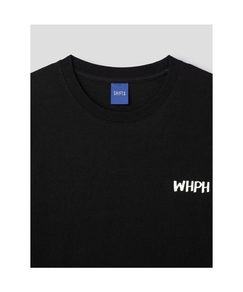 SHIFT.G Whph Футболка с принтом медведя для кемпинга Черная