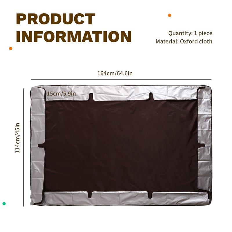 Premium-Sunshade Canopy Cover Waterproof Replacement For Outdoor Patio/Porch Swing Chairs, For 2/3 Seat Models