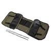 Portable Canvas Motorcycle Saddlebag Dual-sided Rear Seat Storage Luggage Bag