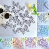 Multi-color 3D Hollow Butterfly Can Be Removed Decoration Sticker Real Butterfly Wall Sticker  Home