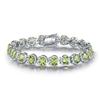 Peridot Tennis Bracelet -925 Sterling Silver
